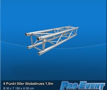 4 Punkt 30er Globaltruss 1,5m