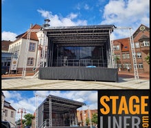 Mobile Bühne / Trailerbühne Stagemobil XL, Spielfläche 48qm, 8x6m