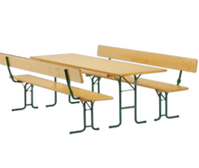 Festzeltgarniturset 50cm Lehne