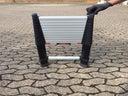 Teleskopleiter / Anlegeleiter  0,87 m   3,80 m  - Arbeitshöhe ca. 5m
