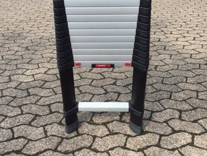Teleskopleiter / Anlegeleiter 0,87 m 3,80 m - Arbeitshöhe ca. 5m