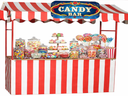 Candybar im nostalgischen Rot-Weiß-Stand mieten