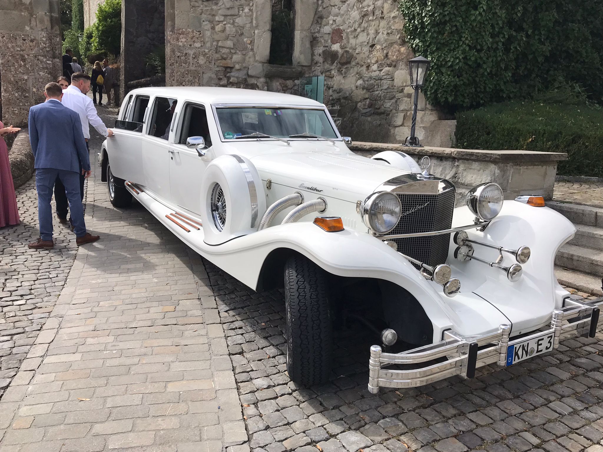 Excalibur Stretchlimousine nur noch 3 originale Weltweit bekannt Hochzeitsauto Traumwagen Oldtimer www.mietedeinelimo