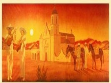 Mexiko Kulisse, Samarita, Pferd