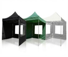 Falt-Pavillon mieten (3x3m) – Wasserdichtes Partyzelt in Grün oder Weiß