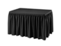 Buffetttisch Skirting schwarz mieten – Miettisch, Eventtisch, Veranstaltungstisch, Partytisch - Galerie - Bild 2