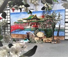 Kulisse China - Tempel - Asien - Dekoration - Event - Tempelanlage