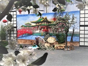 Kulisse China - Tempel - Asien - Dekoration - Event - Tempelanlage
