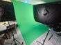 "Green-Screen" Bühnenmolton 3 m x 6 m inkl. Stativ - Galerie - Bild 2
