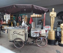 Nostalgie Eisfahrrad, Eiswagen