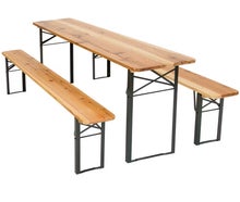 Festzeltgarnitur, Biertischgarnitur 3-teilig, 50cm breit, Festpreis für 3 Tage