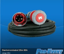 Starkstromkabel 25m 63A