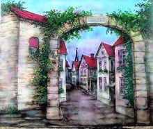 Fachwerk - Altstadtkulisse, Grinziggasse, Backdrop
