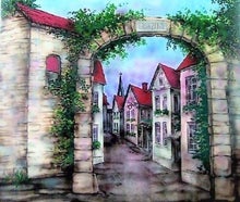 Fachwerk - Altstadtkulisse, Grinziggasse, Backdrop
