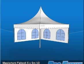 Mastertent Faltzelt 5 x 5m V2