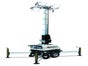 Flutlichtmast  - Lichtmast - Lichtgiraffe - Notbeleuchtung X-Chain 4x160 Watt LED , Lichtpunkthöhe 7 Meter, Beleuchtungsfläche ca. 2600 qm², - Galerie - Bild 3