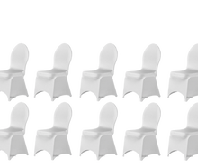 10er Set Stretchhusse Stuhl versch. Farben Stuhlhusse Stretch Hochzeit Husse