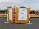 Nostalgie Deko- Infowand