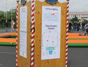 Nostalgie Deko- Infowand