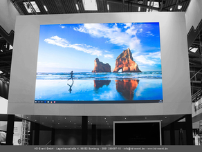 LED Wand P2 6m² zum Festpreis Mieten| inkl. Zubehör und Auf- & Abbau | z.B. 3m x 2m INFiLED INTI 2,6mm Blackface & Blackbody SMD LED | Videoscreens für Messe, Konferenz und Präsentation, LED Leinwand mieten