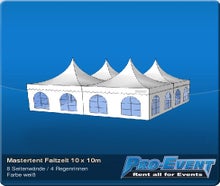 Mastertent Faltzelt 10 x 10m