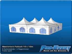 Mastertent Faltzelt 10 x 10m