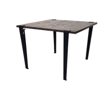 Bistrotisch Industrie Style schwarz 80 x 80 cm