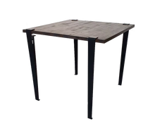 Bistrotisch Industrie Style schwarz 80 x 80 cm