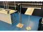 Desinfektionssäule schwarz (automatisch) mieten – Miettisch, Eventtisch, Veranstaltungstisch - Galerie - Bild 4