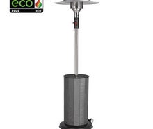 Terrassenstrahler / Heizpilz 8 KW - Säule zum Transport absenkbar!