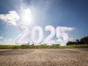 Aufblasbare 2025 in 3 Metern für Bühne oder Silvesterfeier und Events in 2025 in weiß und mit Beleuchtung - Galerie - Bild 1