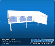 Partyzelt 4 x 6m