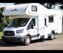 2022 Ford Roller Team Zefiro 690 Automatik – Sechs Gurte und 6 Schlafplätze, mit normalem britischen Führerschein fahrbar.