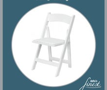Stuhl Wedding // weißer Hochzeitsstuhl // Trau-Stuhl // der stylische weiße Klapp-Stuhl