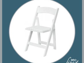 Stuhl Wedding // weißer Hochzeitsstuhl // Trau-Stuhl // der stylische weiße Klapp-Stuhl