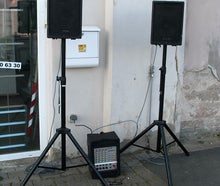 Musikanlage, Partyanlage, Beschallungsanlage - Komplett-Set mit Mikrofon