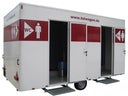 Toilettenwagen, Toi Wagen, WC Container, WC Anhänger, WC Wagen, VIP Toiletten, Veranstaltungstoilette, Toilettencontainer, Sanitär, Sanitäranlage, Sanitärwagen, Eventtoilette, Klowagen,mobile Toilette 4,5 - Galerie - Bild 1