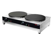 Crepes Gerät 40 cm - mit 2 Platten | Crepes Maker | Crepes Eisen | Crepes Platte | Crepiere
