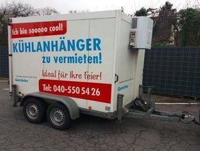 Kühlanhänger, Kühlschränke, Gefriertruhen, Eiswürfelmaschine u.a.