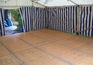 Zeltboden fr Partyzelte aus Alu/Holz - www.mietedeinezelte.de