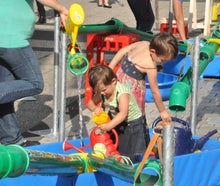 Wasserbaustelle - Wasserlabyrinth mieten
