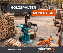 Holzspalter / Baumspalter HMG HSP 9F-D (9t / 400V) für Kurz- und Meterholz