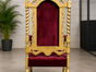 Weihnachtsmann-Thron mieten | Nikolaus-Sessel Gold-Rot | Weihnachten - Galerie - Bild 3