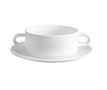 Suppentasse mit Untertasse 0,25 l System Plus