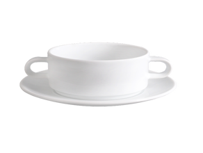 Suppentasse mit Untertasse 0,25 l System Plus