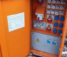 Baustromverteiler CEE63A für Baustelle oder Event