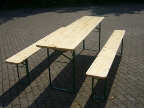 Festzeltgarnituren / Bierbänke / Bierzeltgarnitur / Bierbank / Festzeltgarnitur