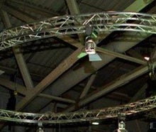10 x 6 m Ellipse 4 Punkt Global Truss, Verbindung: Konusverbinder, silber