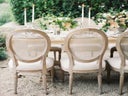 "TOSKANA" Stühle inkl. Sitzkissen für Hochzeiten Crossback Holz chairs Chiavari Tiffany - Galerie - Bild 1