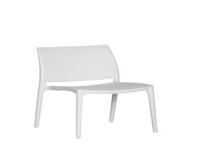 Designstuhl Lucern - weiß